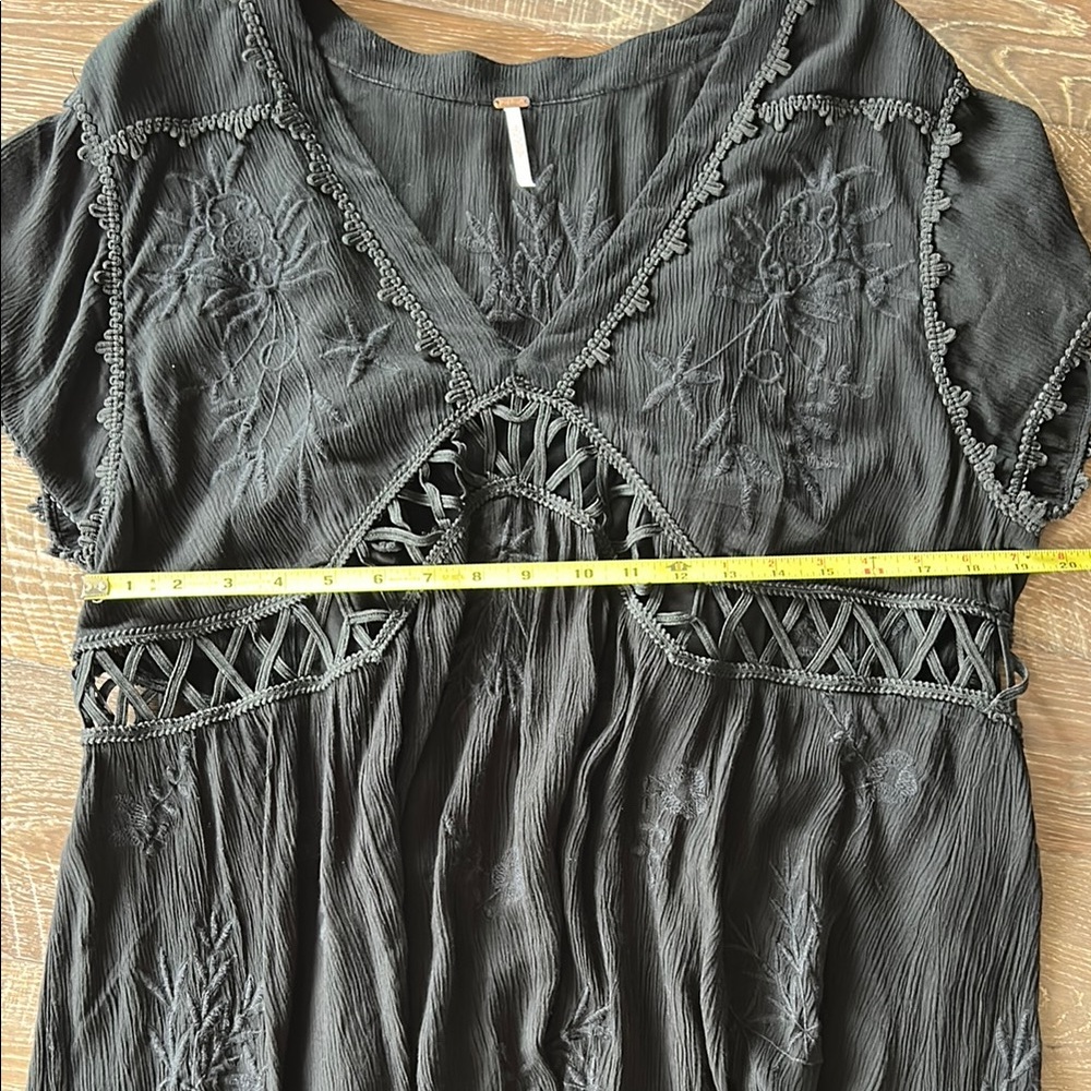 Free People Black Boho “Marissa” Dress - Picture 9 of 10